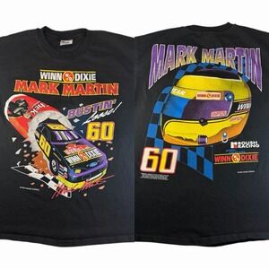 Vintage 1994 NASCAR Mark Martin Winn Dixie Bustin Loose Shirt Size XL DRY ROT